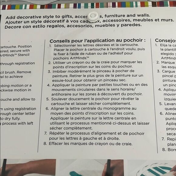 Art Minds Black and White Paper Stencils Set - Picture 4 of 7